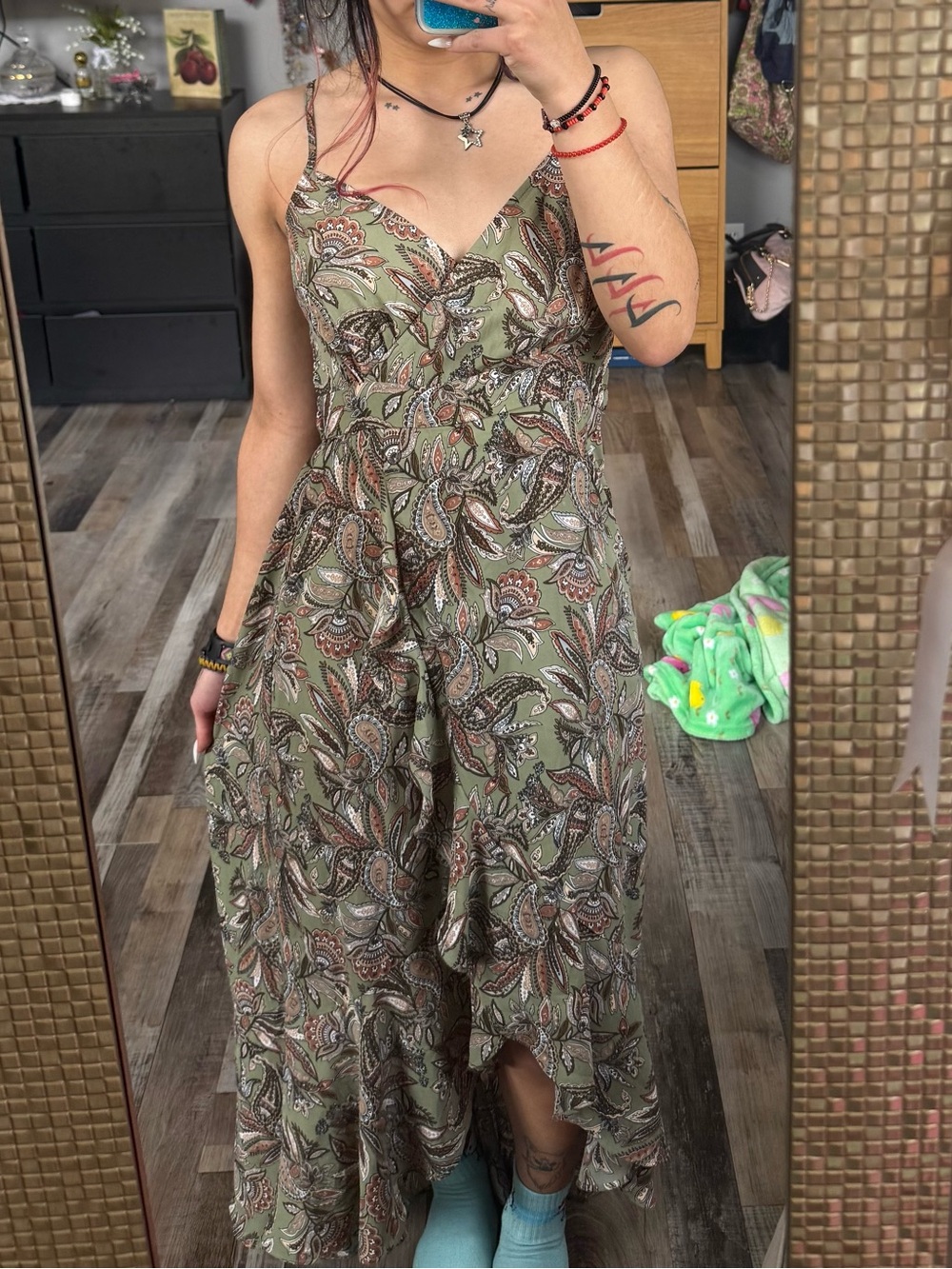 Women’s Floral leaf dress